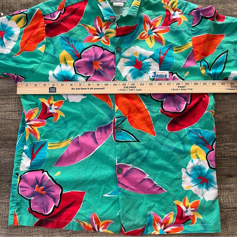Vintage Original Jams Surf Line Hawaii Shirt Tropical Beach Size L - Picture 13 of 15